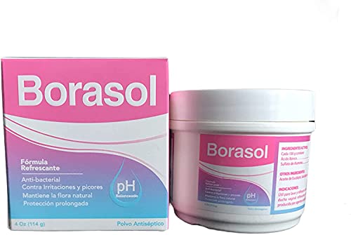 Borasol Antiseptic Powder Refreshing Deodorant and Vaginal Wash 4 OZ FQQF uk supplements