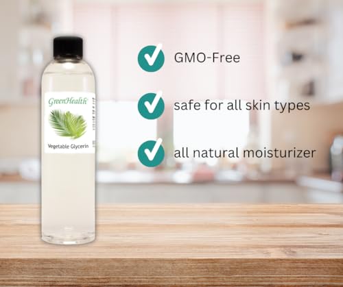 Vegetable Glycerine - 100% Pure, Cold Pressed - 32 fl oz - GreenHealth GreenHealth uk supplements