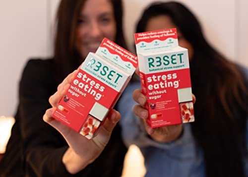 R3SET Stress Eating Daily Supplement Capsules – Apple Cinnamon – 28ct R3SET uk supplements