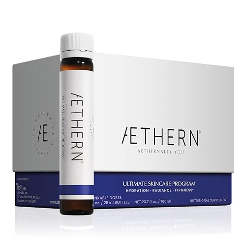 Collagen Drink + Hyaluronic Acid. Liquid Skincare Supplement. 12 High-Grade Natural Ingredients AETHERN uk supplements