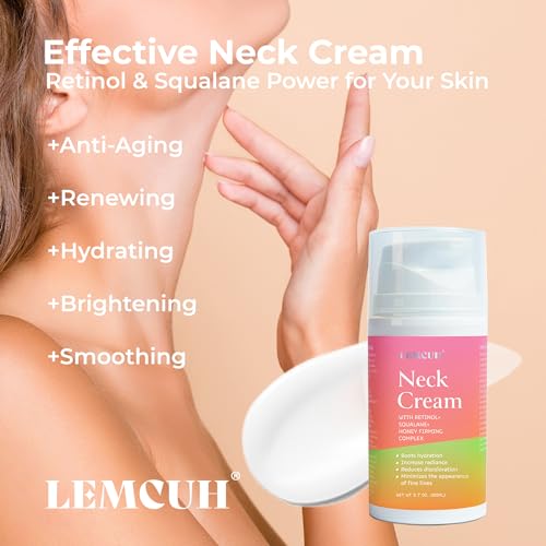 Neck Firming Cream for Women: Neck Cream - Neck Tightening Cream - Neck Creams Lemcuh uk supplements