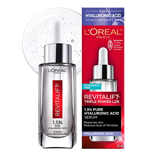 L'Oreal Paris Revitalift 1.5% Pure Hyaluronic Acid Face Serum, Hydrate & Reduce L’Oréal Paris uk supplements