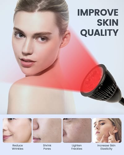YMM Update Red Light Therapy for Body, All Metal Red Light Therapy Device with Stand, 660nm YMM uk supplements