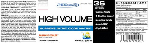 PEScience High Volume Pre-Workout Paradise Cooler 8.9 Ounce, 36 Servings PEScience uk supplements