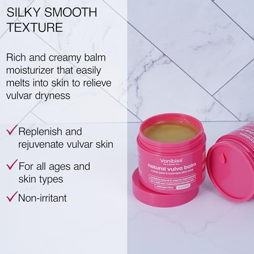 Vanibiss Natural Vulva Balm - Vulva Cream & Tender Skin Care -Topical Vulvar Moisturizer Vanibiss uk supplements