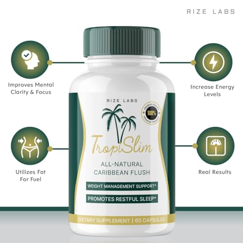 rize labs (5 Pack Tropislim Weight Loss Supplement, Tropislim Capsules for Total Body rize labs uk supplements