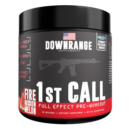 DownRange Supplements 1st Call Pre Workout Powder, Preworkout for Men & Women DownRange Supplements uk supplements
