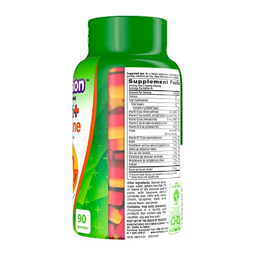 Vitafusion Multi+ Immune Support* – 2-in-1 Benefits & Flavors – Adult Gummy Vitamins with Vitamin C, Zinc Vitafusion uk supplements