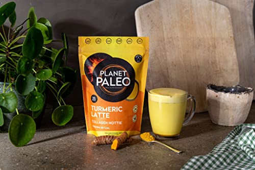 Planet Paleo Pure Collagen - Turmeric Latte (260g, 25 Servings) Planet Paleo uk supplements
