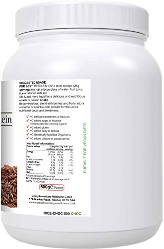 Complementary Supplements | BodyFuel Brown Rice Protein Powder Plus Chicory, Green Tea Complementary Supplements uk supplements