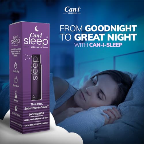 Sleep Fast & Longer - Oral Absorbtion Spray Can I Sleep Natural Sleep Aid with Melatonin Cani Brands Feel Amazing uk supplements