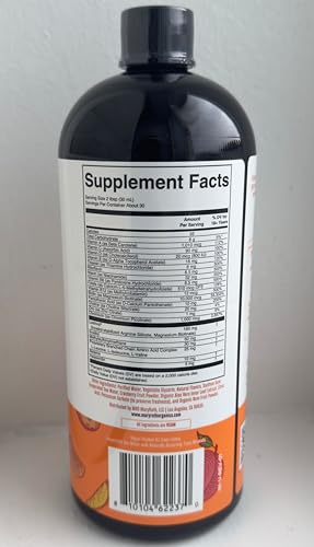 MaryRuth's Liquid Multivitamin+Hair Growth | Clinically Tested for Thicker Hair & Facial Wrinkles in Women | Biotin 10000mcg | Lustriva Hair Growth Supplement | MaryRuth Organics uk supplements