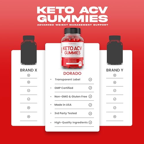 Keto ACV Gummies Advanced Weight Loss (1000mg) ACV Keto Gummies for Weight Loss DORADO NUTRITION uk supplements