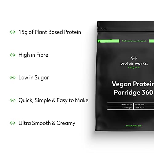 Protein Works - Vegan Protein Porridge 360 | High Protein Breakfast | Plant-Based | Chocolate | 450g THE PROTEIN WORKS uk supplements