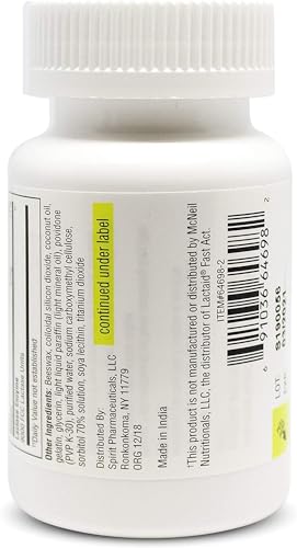 ValuMeds Fast Acting Dairy Relief Lactose Enzymes, 120 Softgels, Help Prevent Gas ValuMeds uk supplements