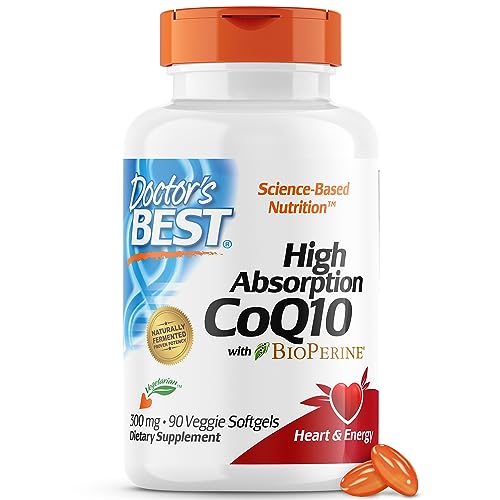Doctor's Best High Absorption CoQ10 with BioPerine, Heart Health & Energy Production Doctor's BEST uk supplements