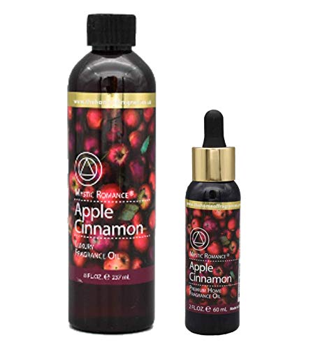 Apple Cinnamon 8oz and 2oz Fragrance Oil Set (Two Bottles, one with Dropper) Msupps.com uk supplements