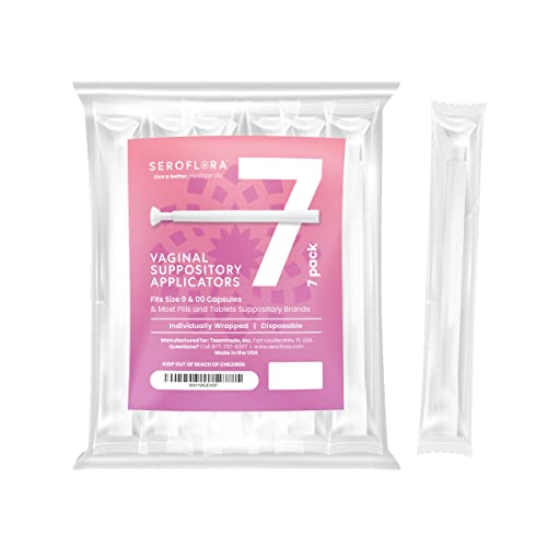 SEROVERA Seroflora Boric Acid Suppositories Applicators for Women, Individually Wrapped Pack of 7 SEROVERA uk supplements