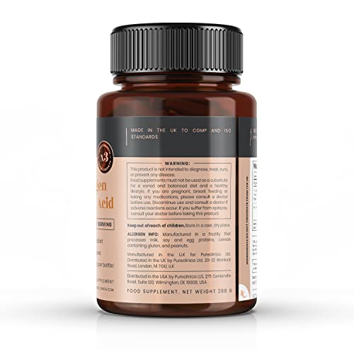 UltraColl Collagen & Hyaluronic Acid 1500mg x 360 Tablets (2 bottles of 180)-1 Years Supply Pureclinica uk supplements