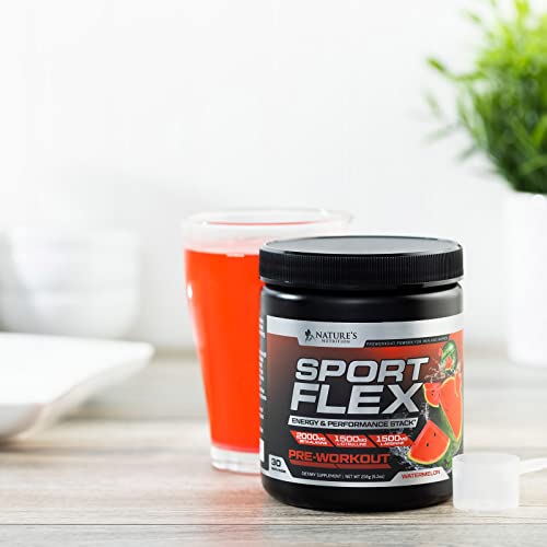 Pre Workout Powder with Beta Alanine, L-Citrulline & L-Arginine | PreWorkout Energy Powder Nature's Nutrition uk supplements