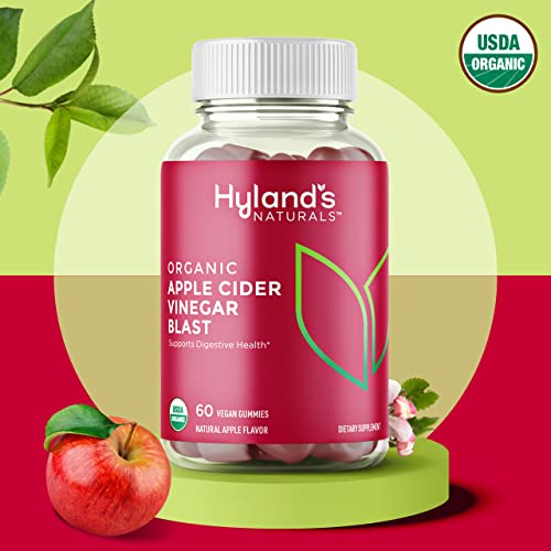 Hyland's Naturals Organic Apple Cider Vinegar Blast Gummies, Digestive Health Suppor Hyland's uk supplements