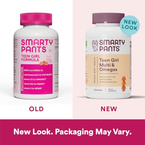 SmartyPants Teen Girl Multivitamin Gummies: Omega 3 Fish Oil (EPA/DHA), Vitamin D3 SmartyPants uk supplements