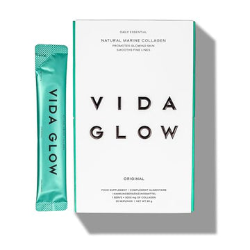 Vida Glow - Natural Hydrolysed Marine Collagen Sachets | Promotes Glowing Skin + Smooths Fine Lines Vida Glow uk supplements