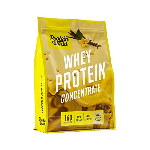 Protein World - Whey Protein Concentrate - High Protein, Low Sugar Post-Workout Shake Protein World uk supplements