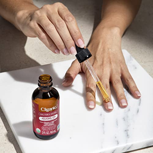 Cliganic Organic Jojoba Oil, 100% Pure (4oz) | Moisturizing Oil for Face, Hair, Skin & Nails Cliganic uk supplements