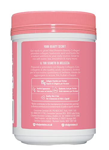 Vital Proteins Beauty Collagen Peptides Powder Strawberry Lemon 271g VITAL PROTEINS uk supplements