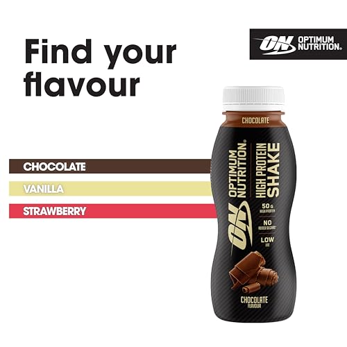 Optimum Nutrition High Protein Shake Bottles, Ready To Drink Healthy Snacks, No added Optimum Nutrition uk supplements