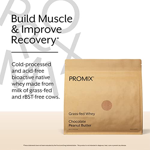 Promix Whey Protein Powder, Chocolate Peanut Butter - 2.5lb Bulk - Grass-Fed & 100% ProMix Nutrition uk supplements