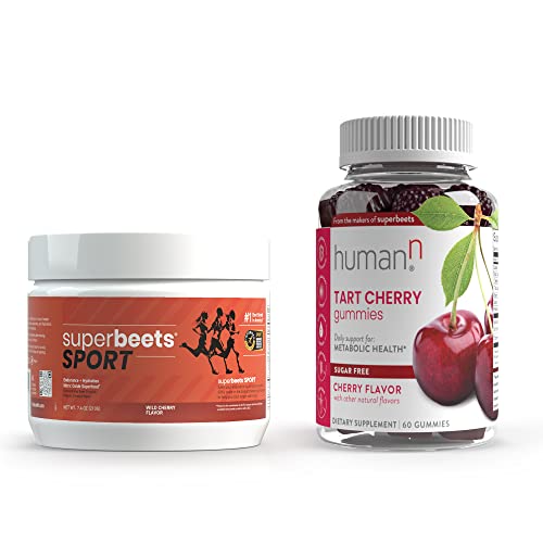 humanN SuperBeets Sport & Tart Cherry Gummies humanN uk supplements