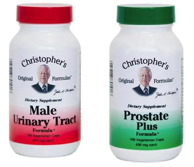 Dr. Christopher’s Original Formula Bundle of Prostate Plus and Male Urinary Tract Formula | 100 Vegetarian Capsules in Each Bottle | Dietary Supplements | USDA Organic Generic uk supplements