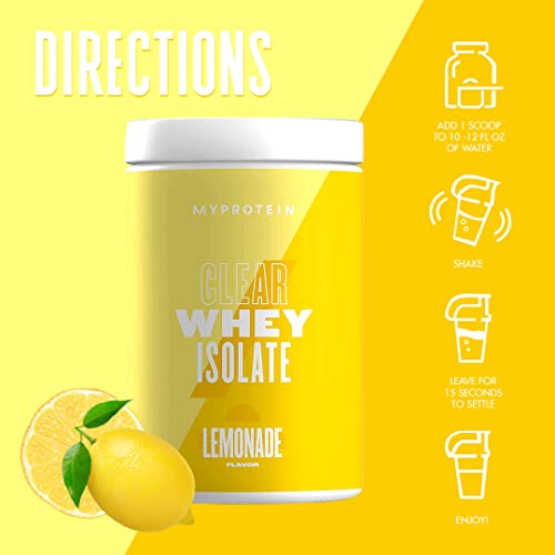 Myprotein® - Clear Whey Isolate - Whey Protein Powder - Naturally Flavored Drink Mix Myprotein uk supplements