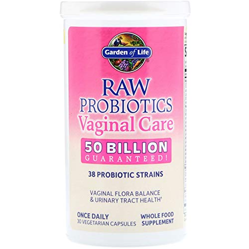 Raw Probiotics Vaginal Care, 30 Vegetarian Capsules - Garden of Life, promote yeast balance Garden of Life uk supplements