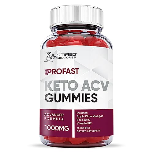 Justified Laboratories ProFast Keto ACV Gummies 1000MG Pro Fast Vegan Non GMO Justified Laboratories uk supplements
