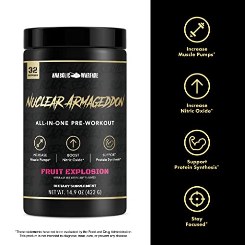 Anabolic Warfare Nuclear Armageddon Pre Workout Powder Pre-Workout for Men Anabolic Warfare uk supplements