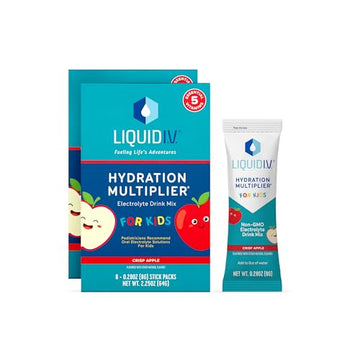 Liquid I.V. Hydration Multiplier Kids - Crisp Apple - Hydration Powder Packets | Electrolyte Liquid I.V. uk supplements