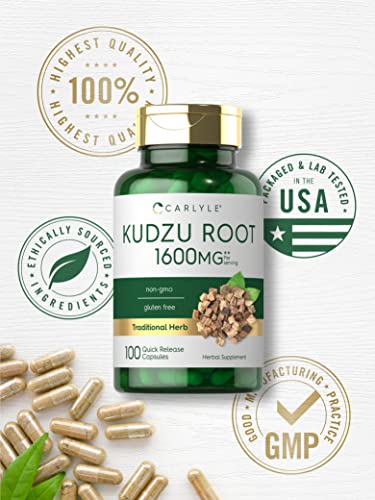 Carlyle Kudzu Root | 100 Extract Capsules | Non-GMO and Gluten Free Formula Carlyle uk supplements