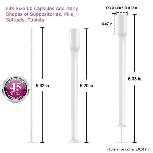 Nieteyrue 20-Packs Suppository Applicators for Women, Disposable, Individually Wrapped Nieteyrue uk supplements