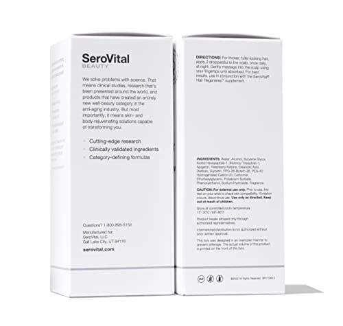 SeroVital Hair Regeneres Advanced Healthy Hair Growth Bundle Serovital uk supplements