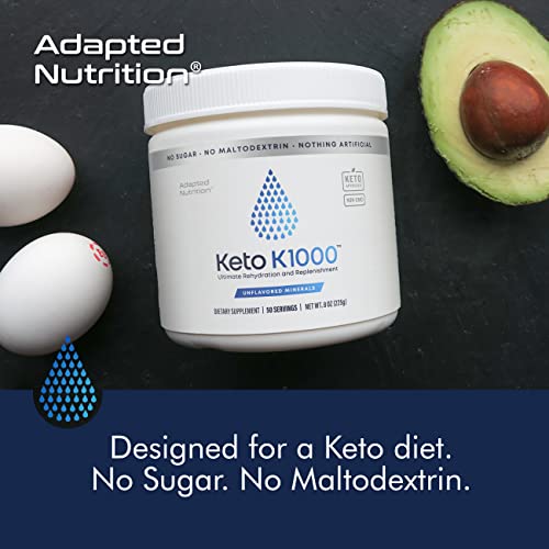 Hi-Lyte Keto K1000 Electrolyte Powder | Unflavored | Hydration Supplement Drink Mix Hi-Lyte uk supplements