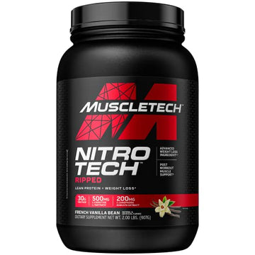 Protein Powder for Weight Loss - MuscleTech Nitro-Tech Ripped - Whey Protein Powder MuscleTech uk supplements