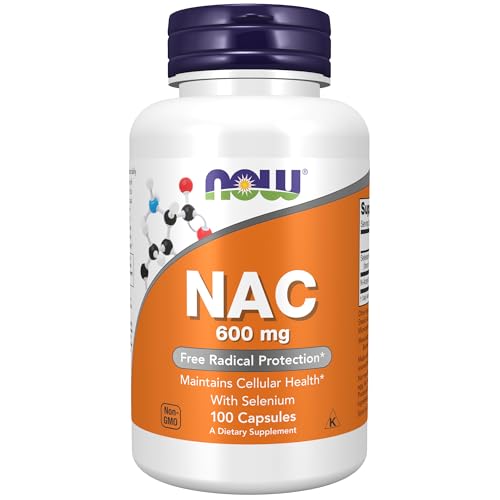 NOW Supplements, NAC (N-Acetyl Cysteine) 600 mg with Selenium & Molybdenum NOW uk supplements