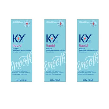 K-Y Liquid Personal Lubricant, Natural Feeling Water Based Lube For Women, Men & Couples K-Y uk supplements