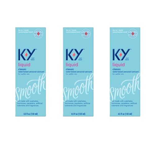 K-Y Liquid Personal Lubricant, Natural Feeling Water Based Lube For Women, Men & Couples K-Y uk supplements