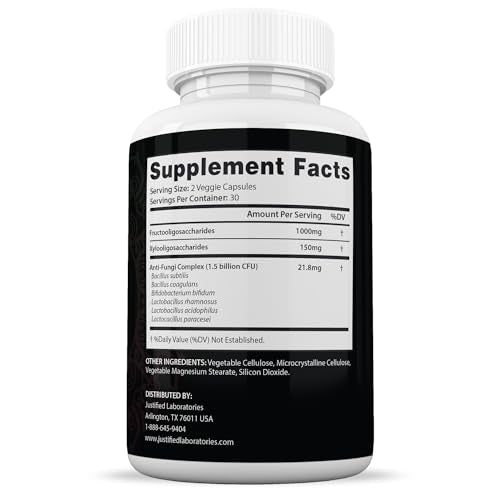 Justified Laboratories (2 Pack) Metanail 1.5 Billion CFU Probiotic Nail Support 120 Capsules Justified Laboratories uk supplements