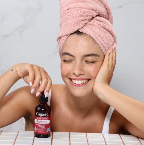 Cliganic Organic Jojoba Oil, 100% Pure (4oz) | Moisturizing Oil for Face, Hair, Skin & Nails Cliganic uk supplements