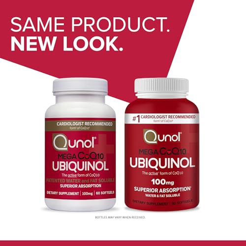 Qunol Ubiquinol CoQ10 100mg Softgels, Qunol Mega Ubiquinol 100mg - Superior Absorpti Qunol uk supplements